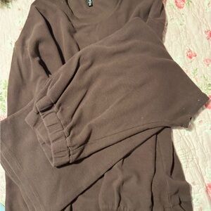 Women's Brown Crewneck Sweater